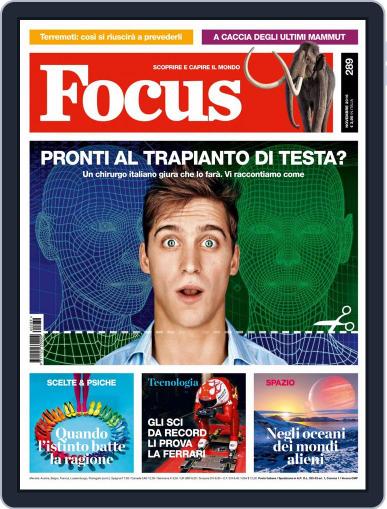 Focus Italia November 1st, 2016 Digital Back Issue Cover