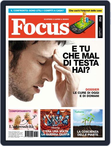 Focus Italia October 21st, 2013 Digital Back Issue Cover