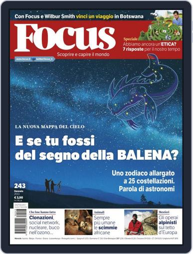 Focus Italia December 22nd, 2012 Digital Back Issue Cover