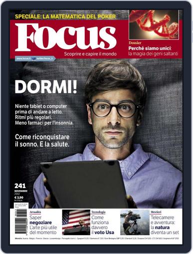 Focus Italia October 19th, 2012 Digital Back Issue Cover