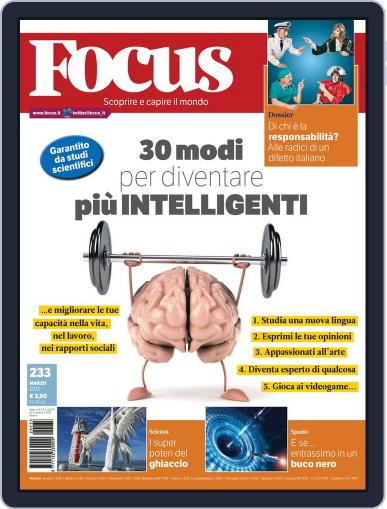 Focus Italia February 22nd, 2012 Digital Back Issue Cover