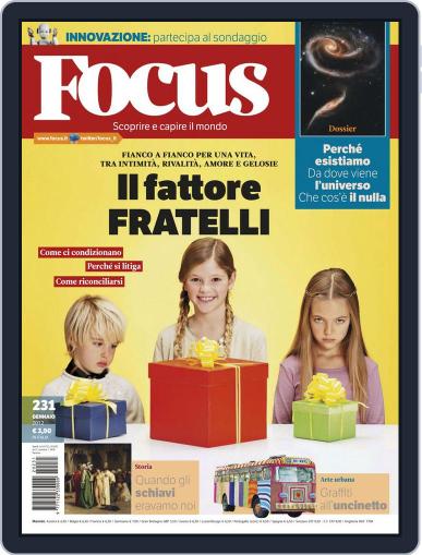 Focus Italia December 22nd, 2011 Digital Back Issue Cover