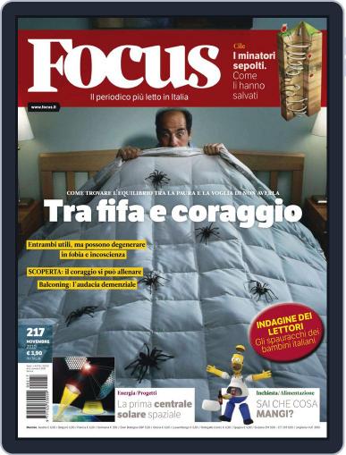 Focus Italia October 26th, 2010 Digital Back Issue Cover