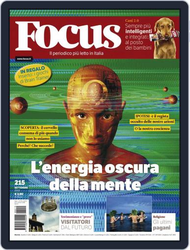 Focus Italia August 26th, 2010 Digital Back Issue Cover