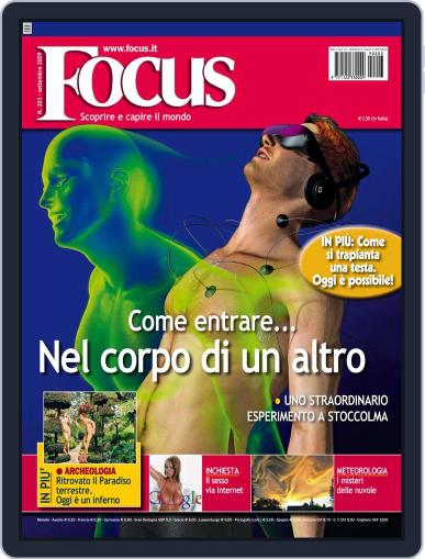 Focus Italia August 12th, 2009 Digital Back Issue Cover