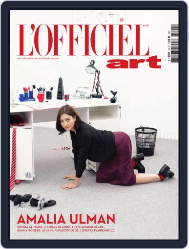L'officiel Art (Digital) December 1st, 2016 Issue Cover