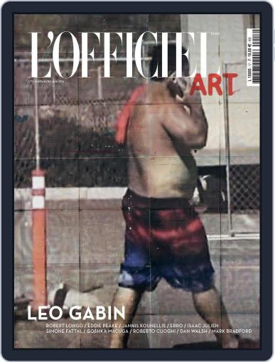 L'officiel Art (Digital) March 30th, 2016 Issue Cover