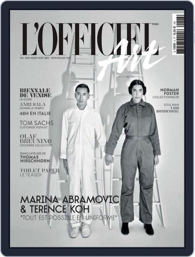 L'officiel Art May 16th, 2013 Digital Back Issue Cover