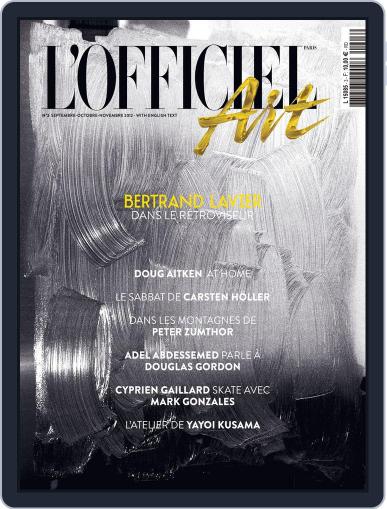 L'officiel Art September 17th, 2012 Digital Back Issue Cover