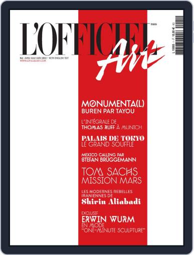 L'officiel Art May 18th, 2012 Digital Back Issue Cover
