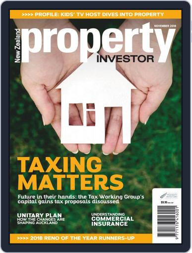 NZ Property Investor November 1st, 2018 Digital Back Issue Cover