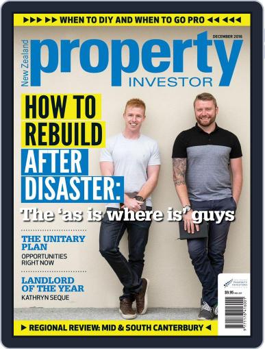 NZ Property Investor December 1st, 2016 Digital Back Issue Cover