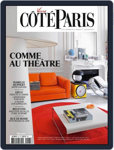 Côté Paris December 1st, 2016 Digital Back Issue Cover