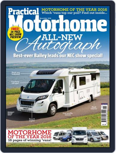 Practical Motorhome November 1st, 2016 Digital Back Issue Cover