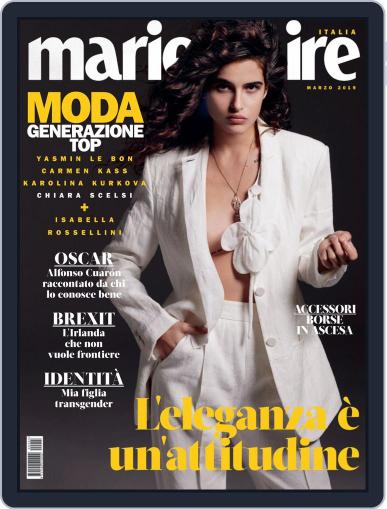 Marie Claire Italia March 1st, 2019 Digital Back Issue Cover