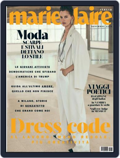 Marie Claire Italia November 1st, 2018 Digital Back Issue Cover