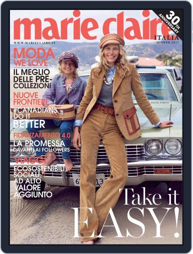 Marie Claire Italia August 1st, 2017 Digital Back Issue Cover