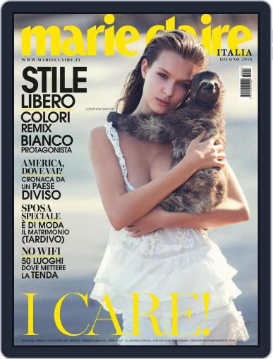Marie Claire Italia May 16th, 2016 Digital Back Issue Cover