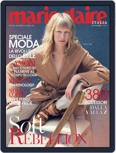 Marie Claire Italia October 1st, 2015 Digital Back Issue Cover