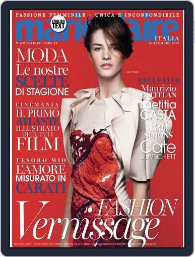 Marie Claire Italia August 16th, 2013 Digital Back Issue Cover