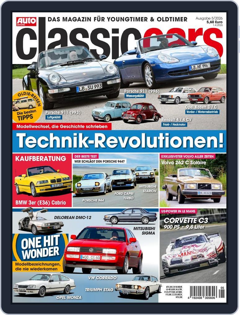 Auto Zeitung Classic Cars (Digital) Subscription                    April 1st, 2026 Issue