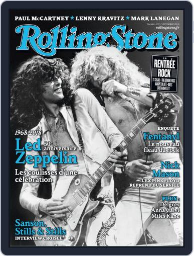 Rolling Stone France September 1st, 2018 Digital Back Issue Cover