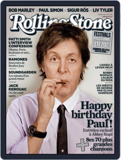 Rolling Stone France May 24th, 2012 Digital Back Issue Cover