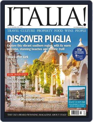 Italia November 1st, 2019 Digital Back Issue Cover