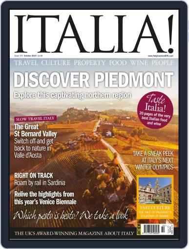 Italia October 1st, 2019 Digital Back Issue Cover