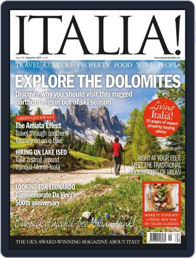 Italia September 1st, 2019 Digital Back Issue Cover