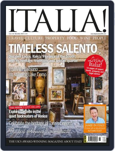 Italia November 1st, 2018 Digital Back Issue Cover