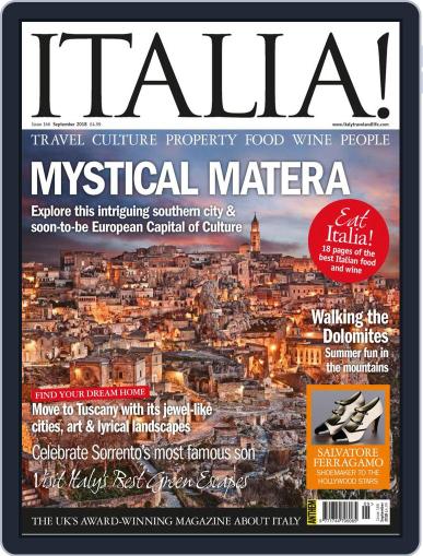 Italia September 1st, 2018 Digital Back Issue Cover