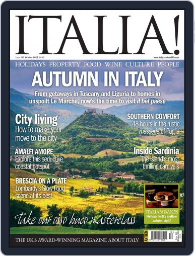Italia October 1st, 2016 Digital Back Issue Cover