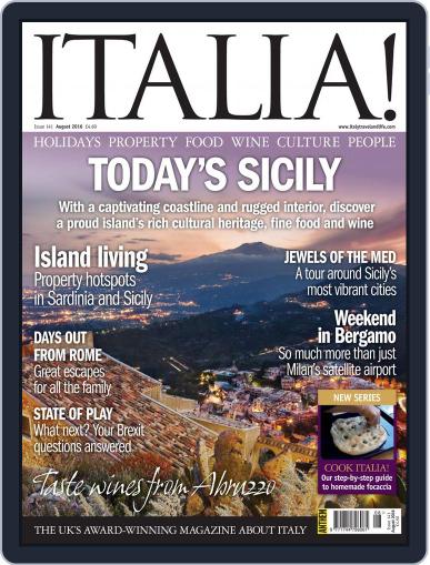 Italia July 14th, 2016 Digital Back Issue Cover