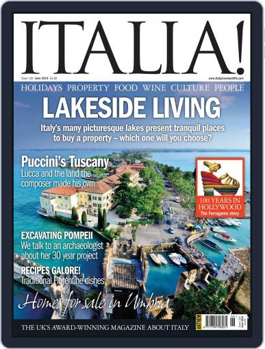 Italia May 12th, 2016 Digital Back Issue Cover