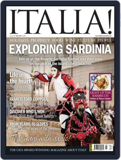 Italia April 14th, 2016 Digital Back Issue Cover
