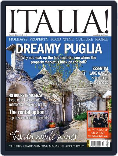 Italia October 1st, 2015 Digital Back Issue Cover