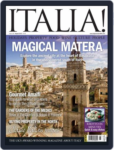 Italia August 1st, 2015 Digital Back Issue Cover