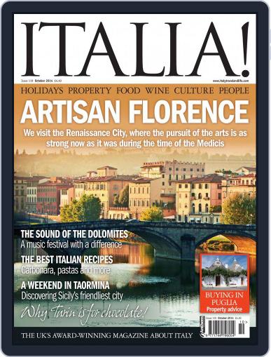 Italia September 24th, 2014 Digital Back Issue Cover