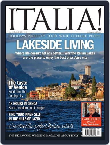 Italia September 10th, 2014 Digital Back Issue Cover