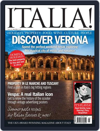 Italia May 12th, 2014 Digital Back Issue Cover