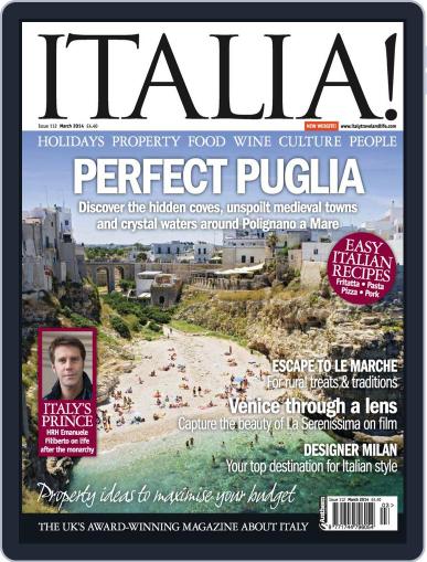 Italia February 13th, 2014 Digital Back Issue Cover