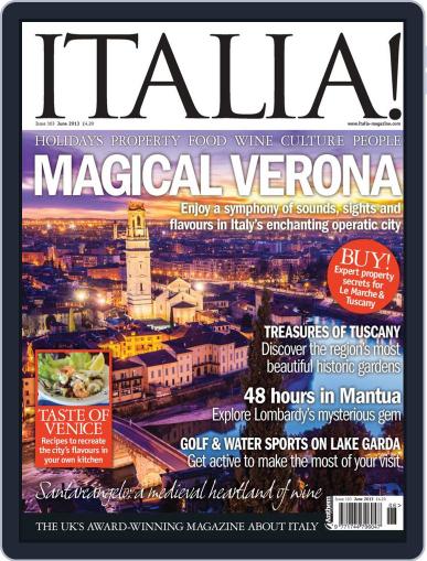 Italia May 15th, 2013 Digital Back Issue Cover
