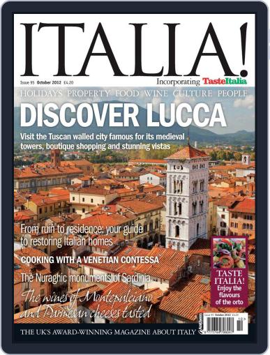 Italia September 4th, 2012 Digital Back Issue Cover