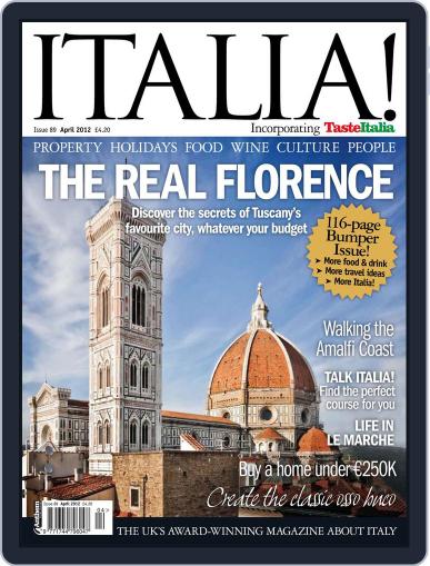 Italia March 7th, 2012 Digital Back Issue Cover
