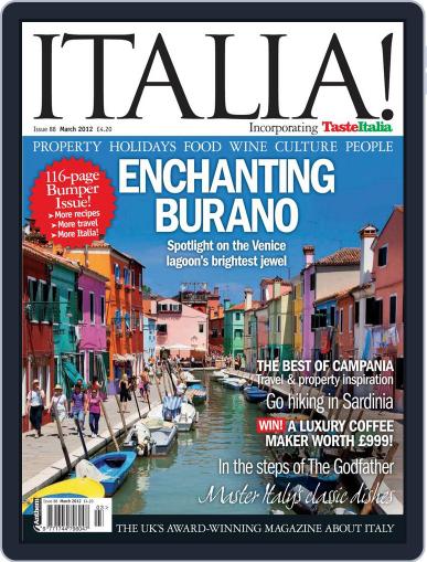 Italia February 2nd, 2012 Digital Back Issue Cover