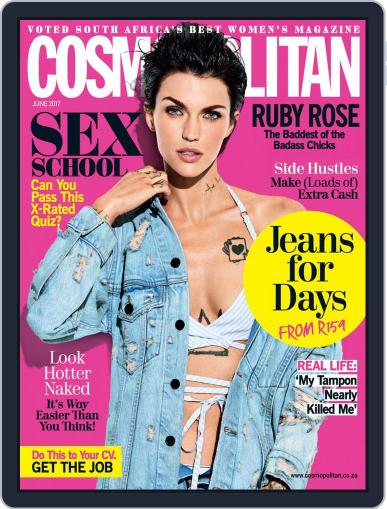 Cosmopolitan South Africa June 1st, 2017 Digital Back Issue Cover