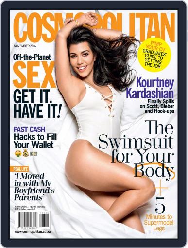Cosmopolitan South Africa November 1st, 2016 Digital Back Issue Cover