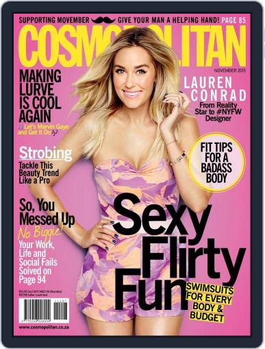 Cosmopolitan South Africa November 1st, 2015 Digital Back Issue Cover
