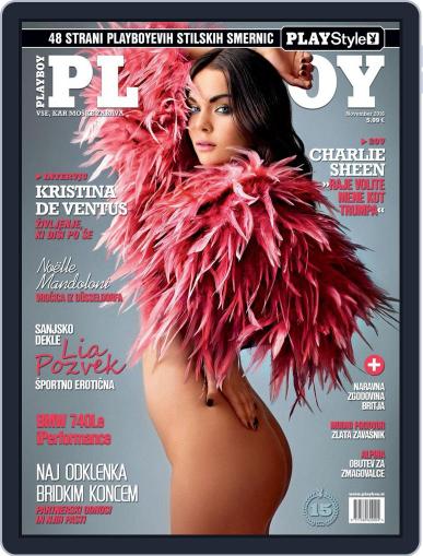 Playboy Slovenija November 1st, 2016 Digital Back Issue Cover